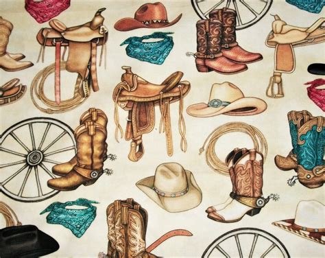 cowboy fabric by the yard